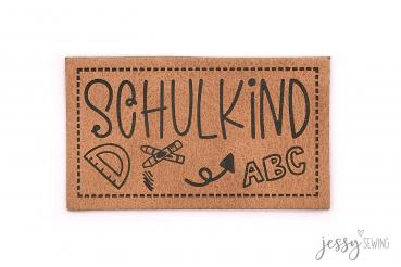Kunstleder Label Schulkind by Jessy Sewing